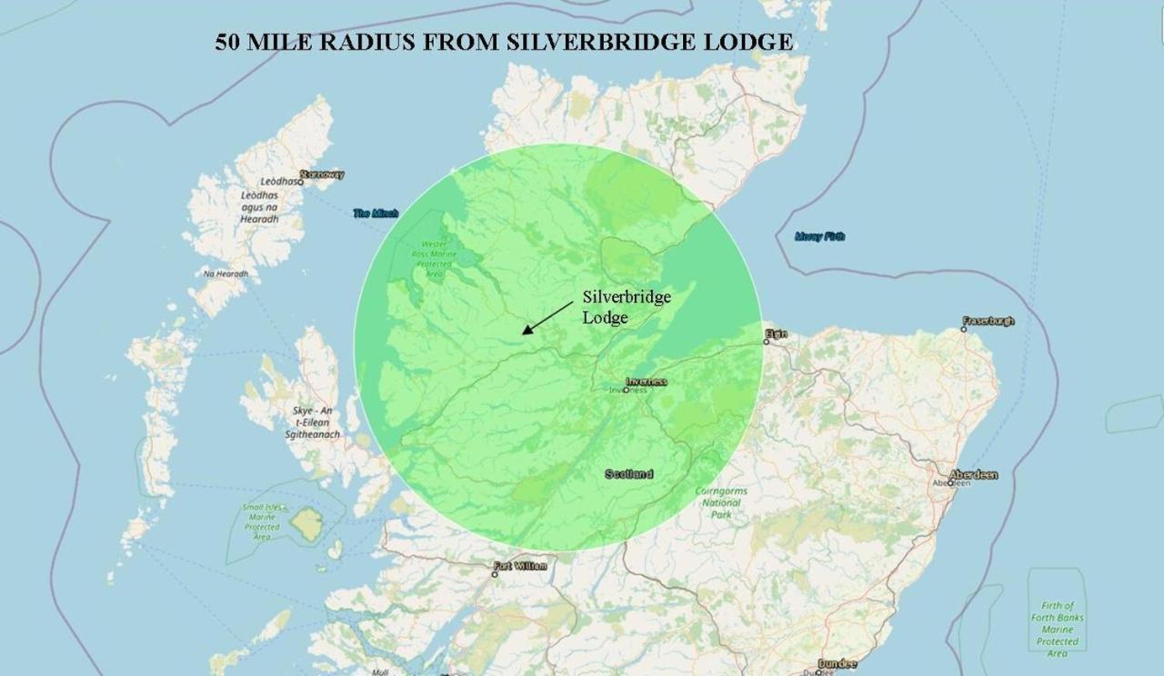 Silverbridge Lodge Garve Buitenkant foto